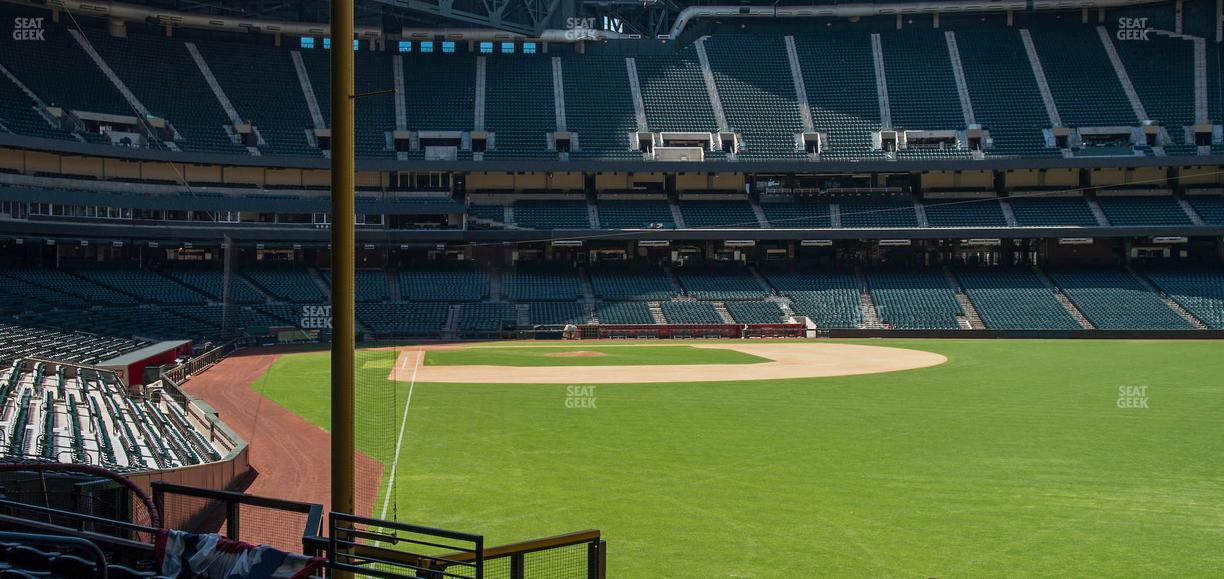 Chase Field - Section 106 Seat View