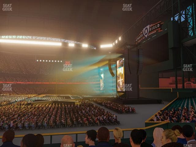 Chase Field - Section 107 Seat View