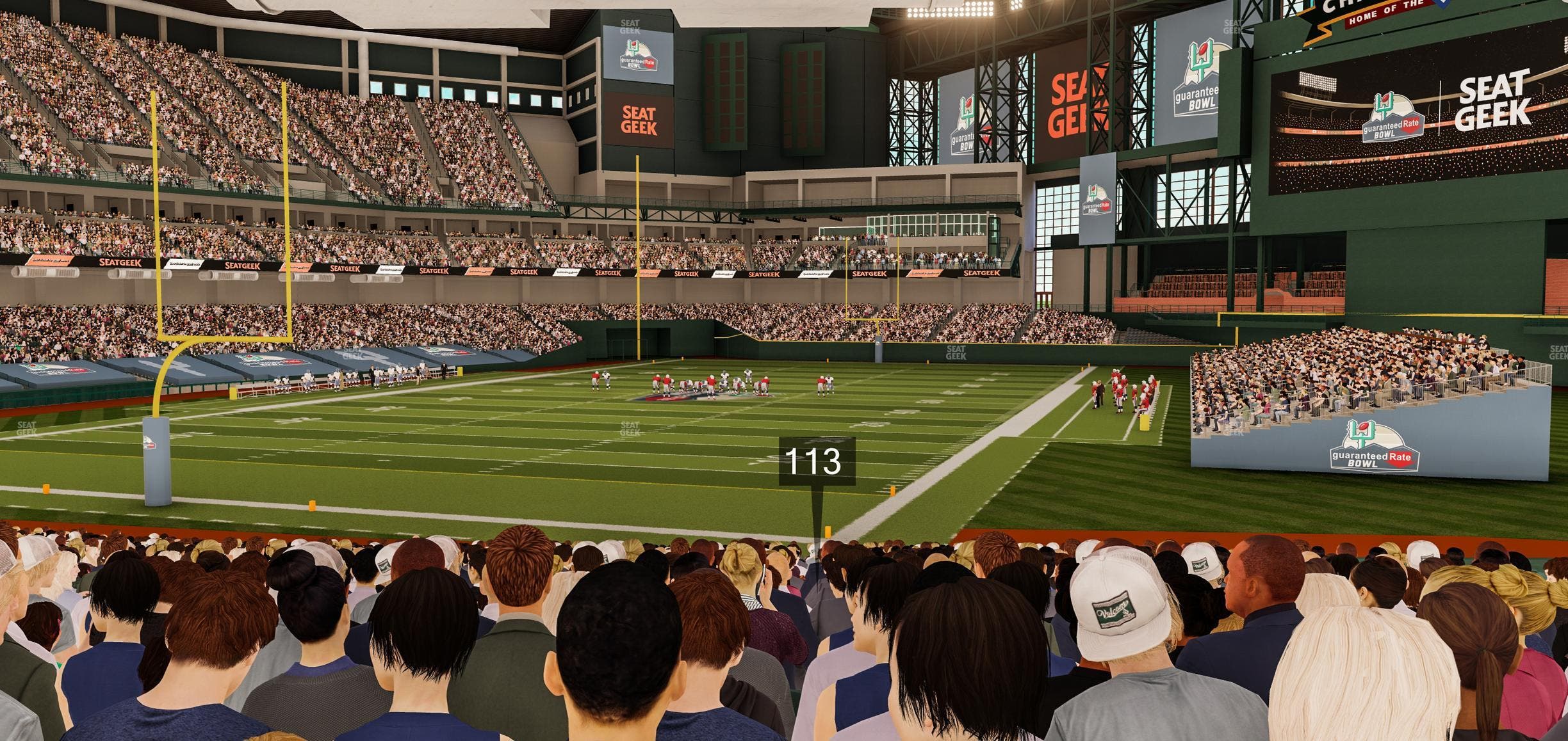 Chase Field - Section 113 W Seat View