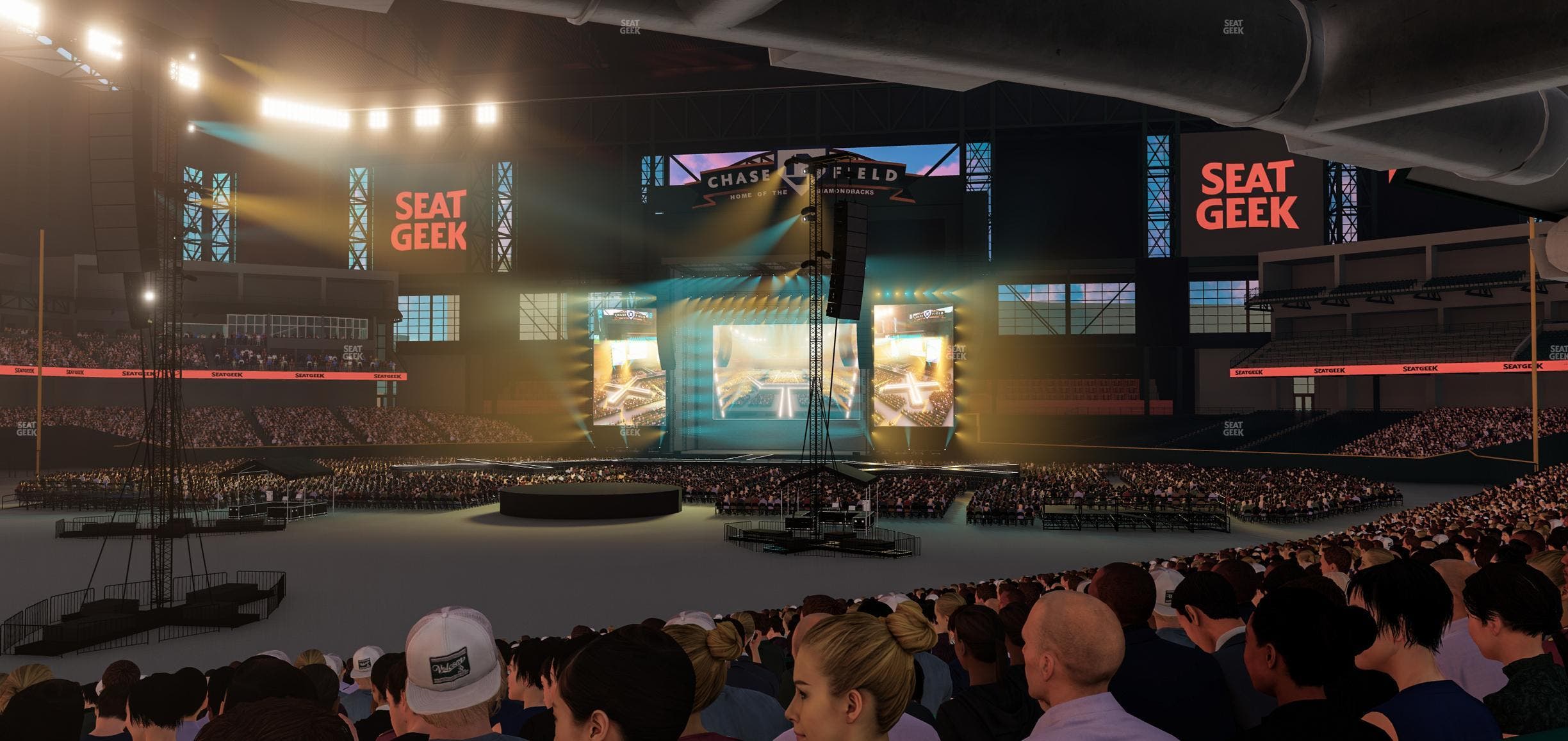 Chase Field - Section 120 W Seat View