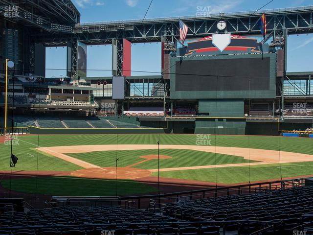 Chase Field - Section 120 Seat View Chase Field - Section 120 Seat View