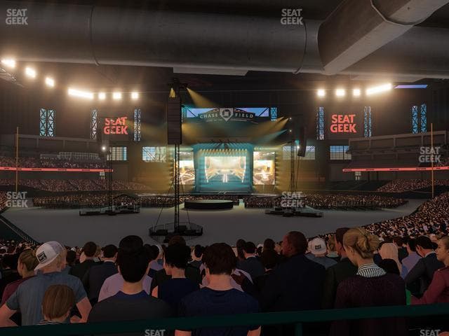 Chase Field - Section 121 W Seat View