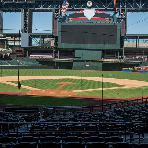 Chase Field - Section 121 Seat View
