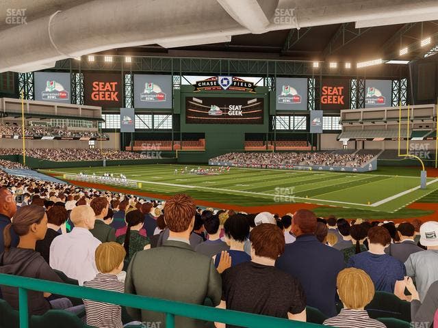 Chase Field - Section 124 W Seat View