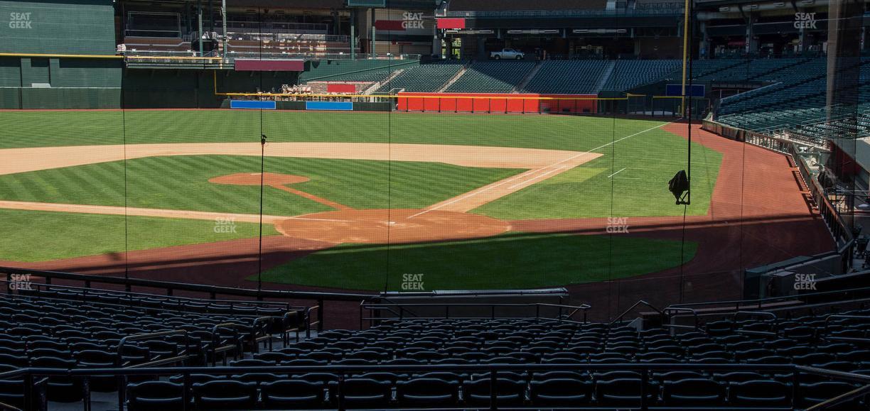 Chase Field - Section 124 Seat View