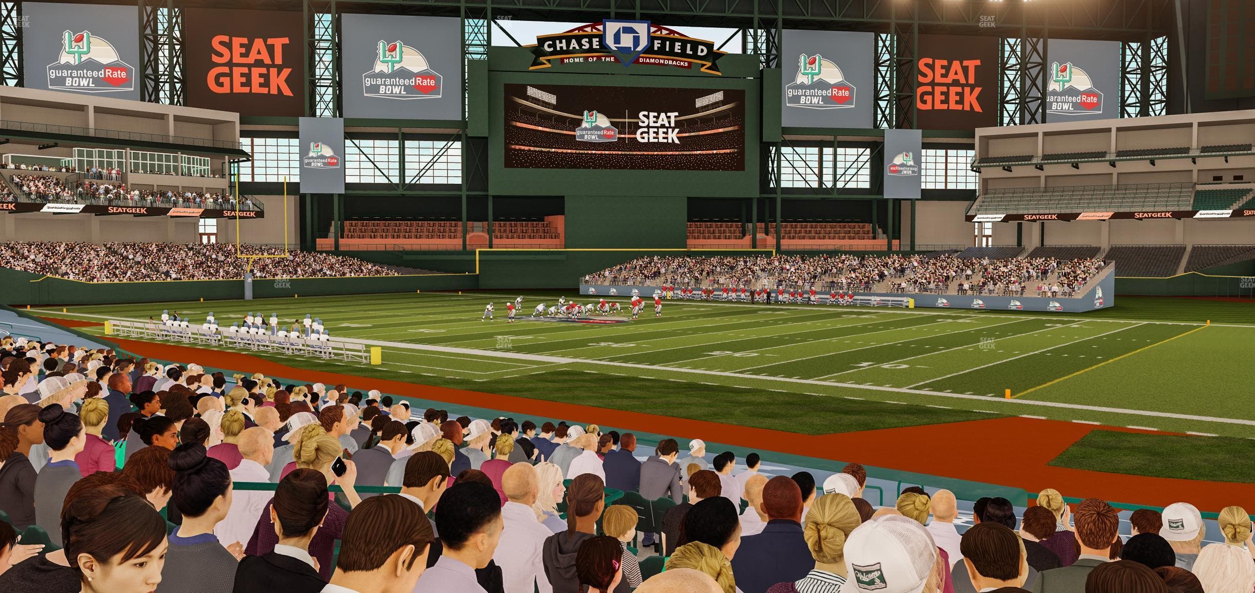 Chase Field - Section 125 Seat View