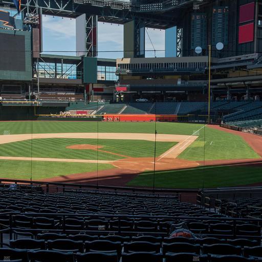 Chase Field - Section 125 Seat View