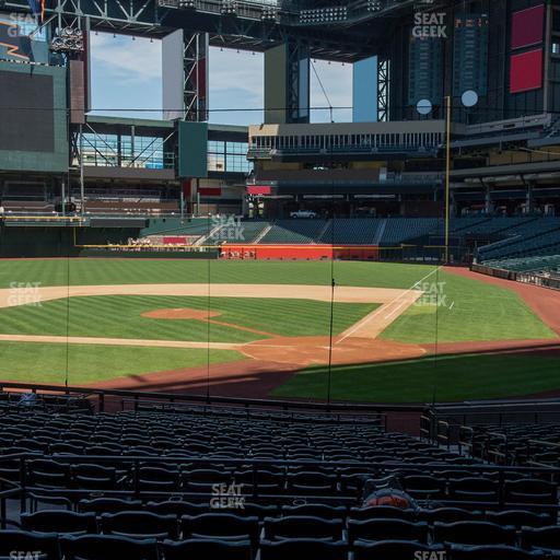 Chase Field - Section 125 Seat View