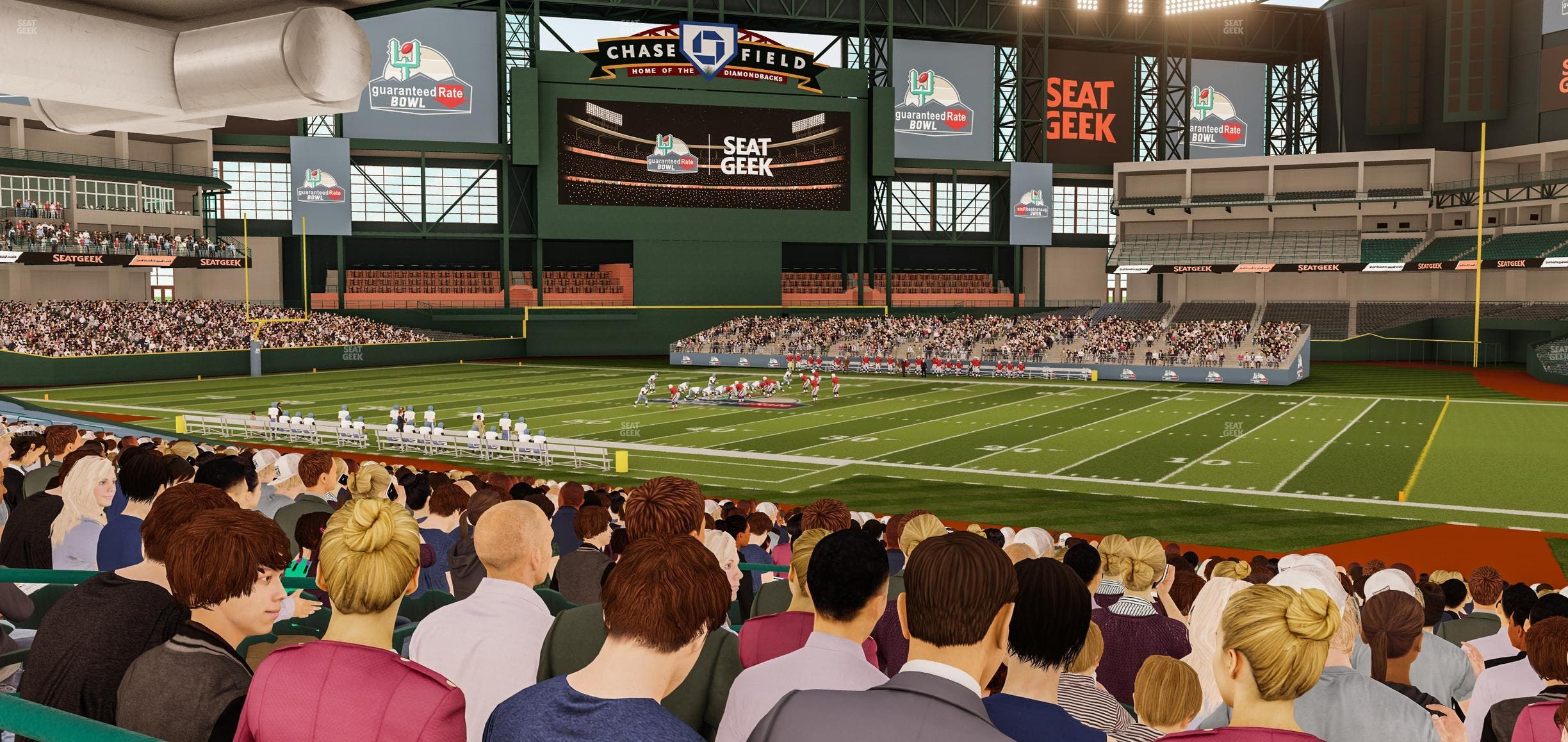 Chase Field - Section 126 W Seat View