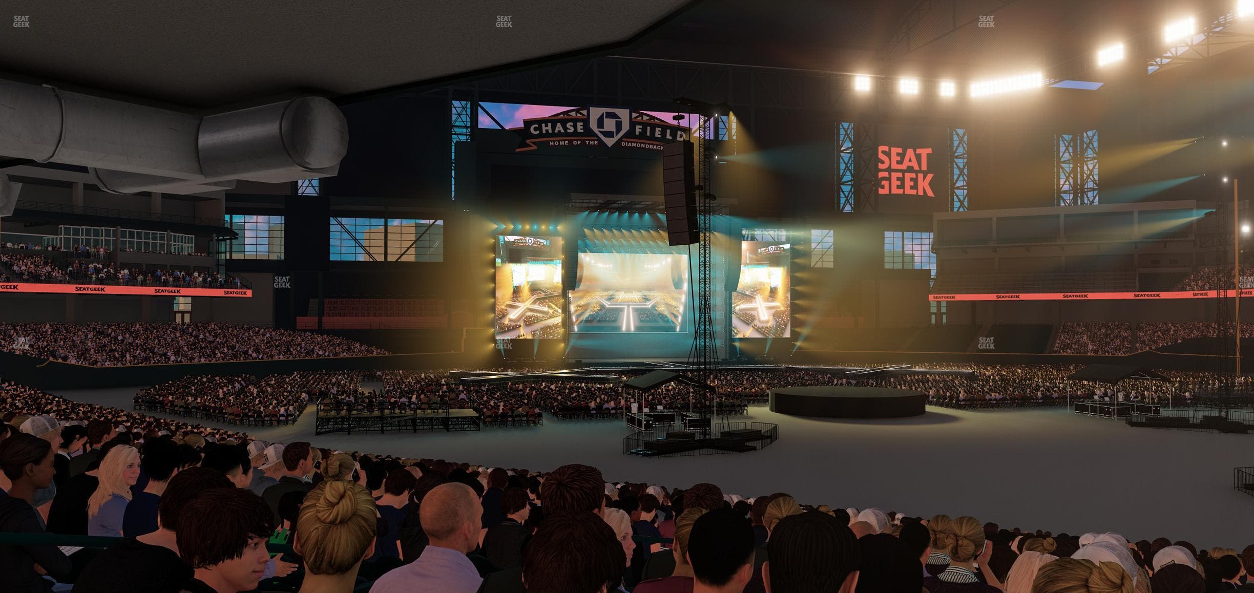 Chase Field - Section 126 W Seat View