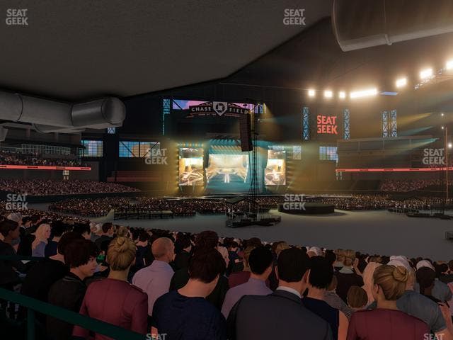 Chase Field - Section 126 W Seat View