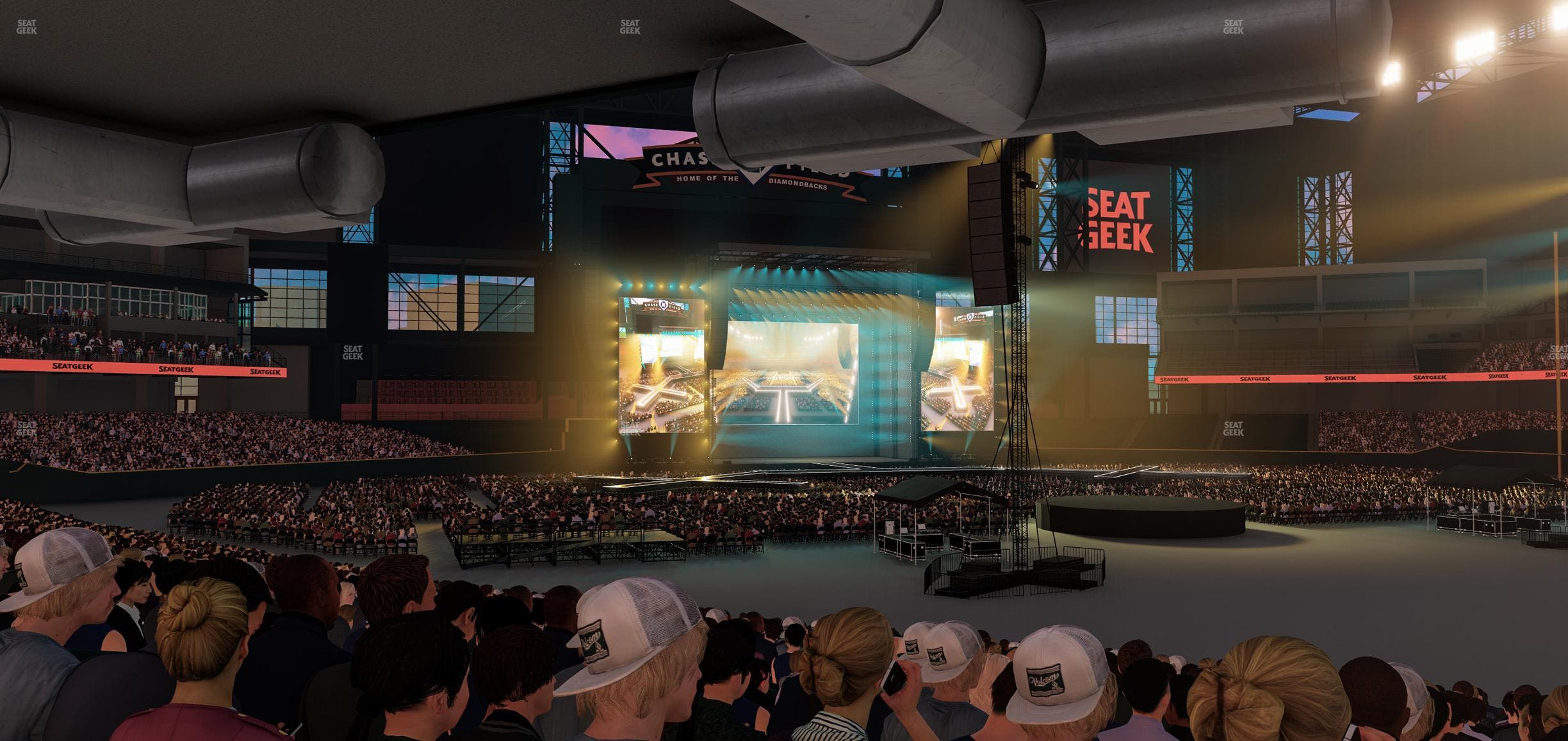 Chase Field - Section 127 W Seat View