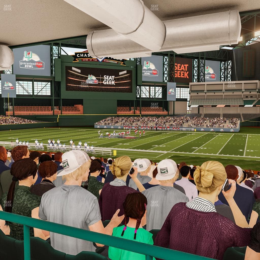 Chase Field - Section 127 W Seat View