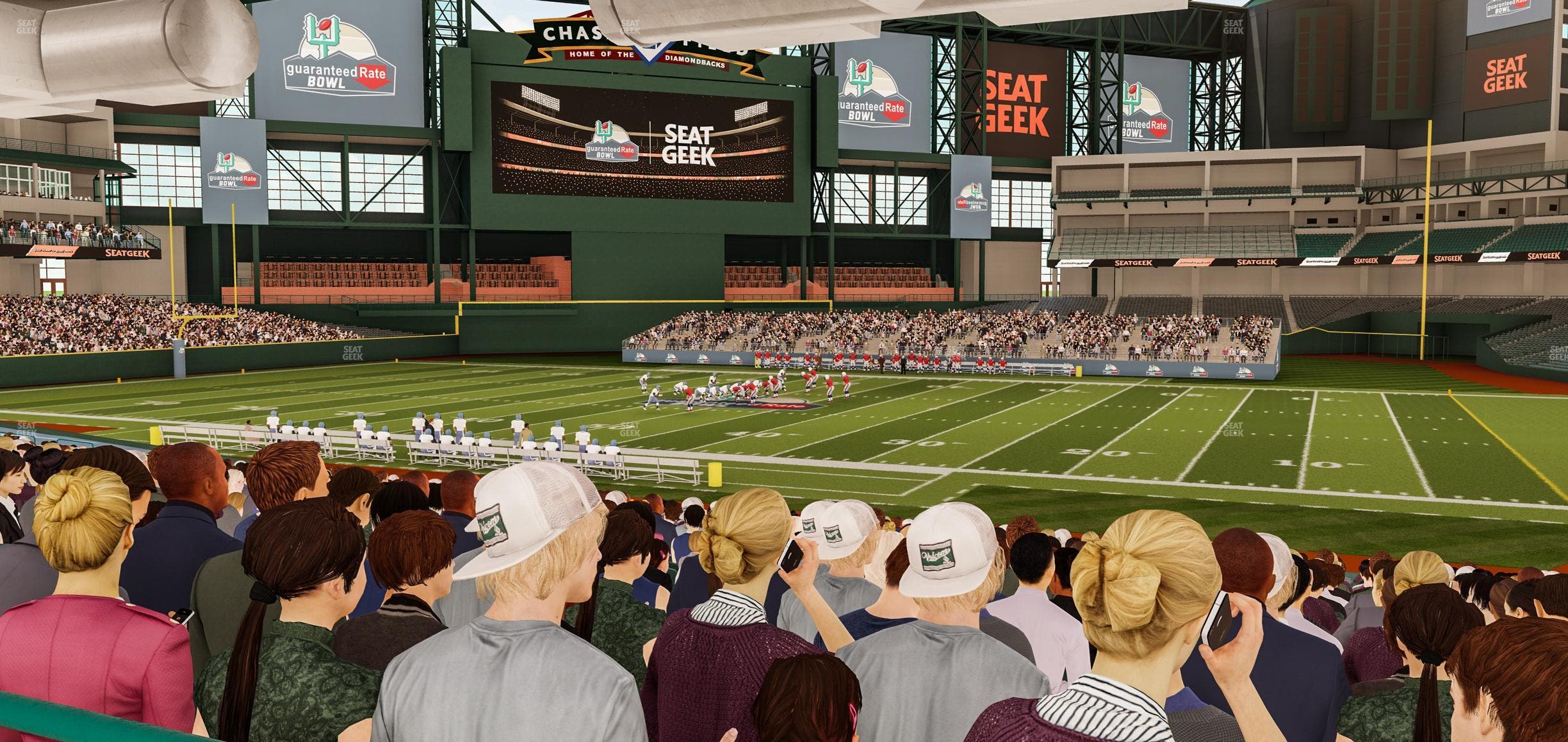 Chase Field - Section 127 W Seat View
