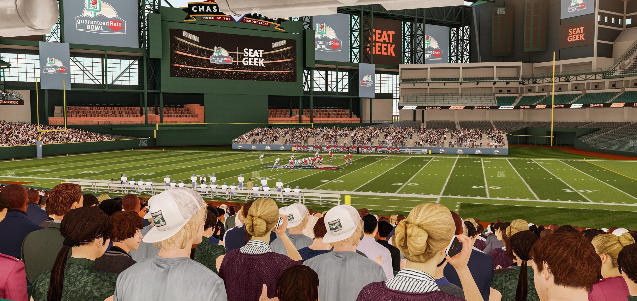 Chase Field - Section 128 W Seat View