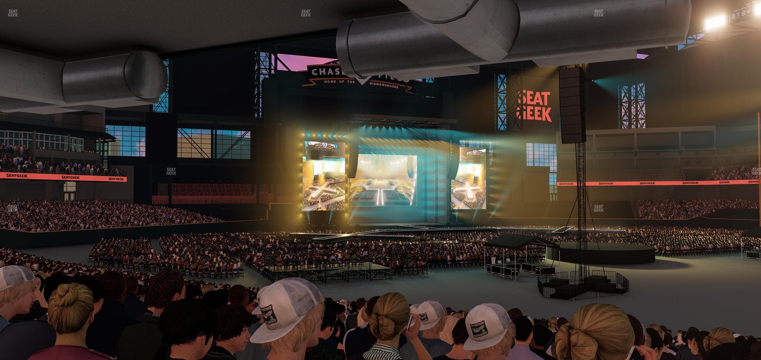 Chase Field - Section 128 W Seat View