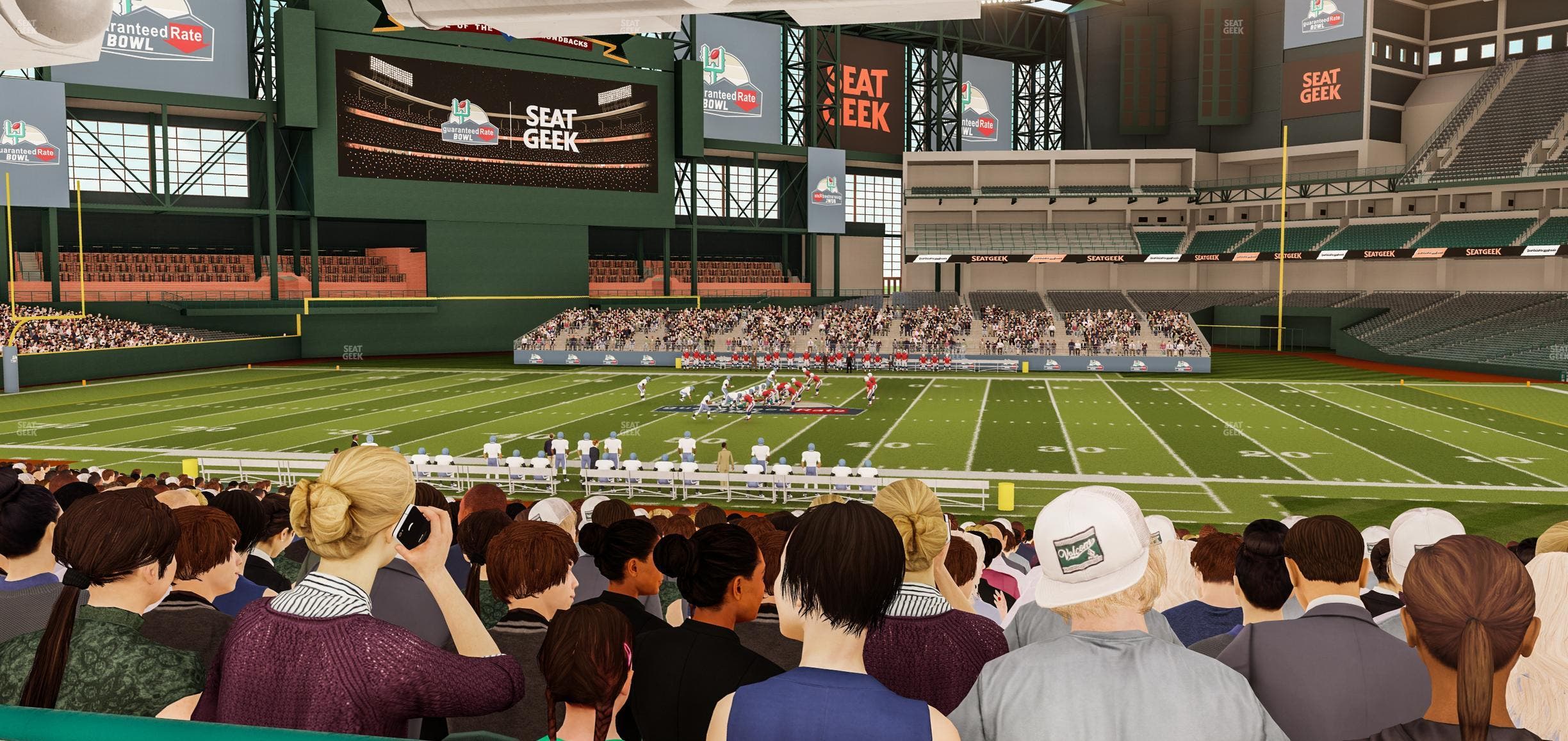 Chase Field - Section 129 W Seat View