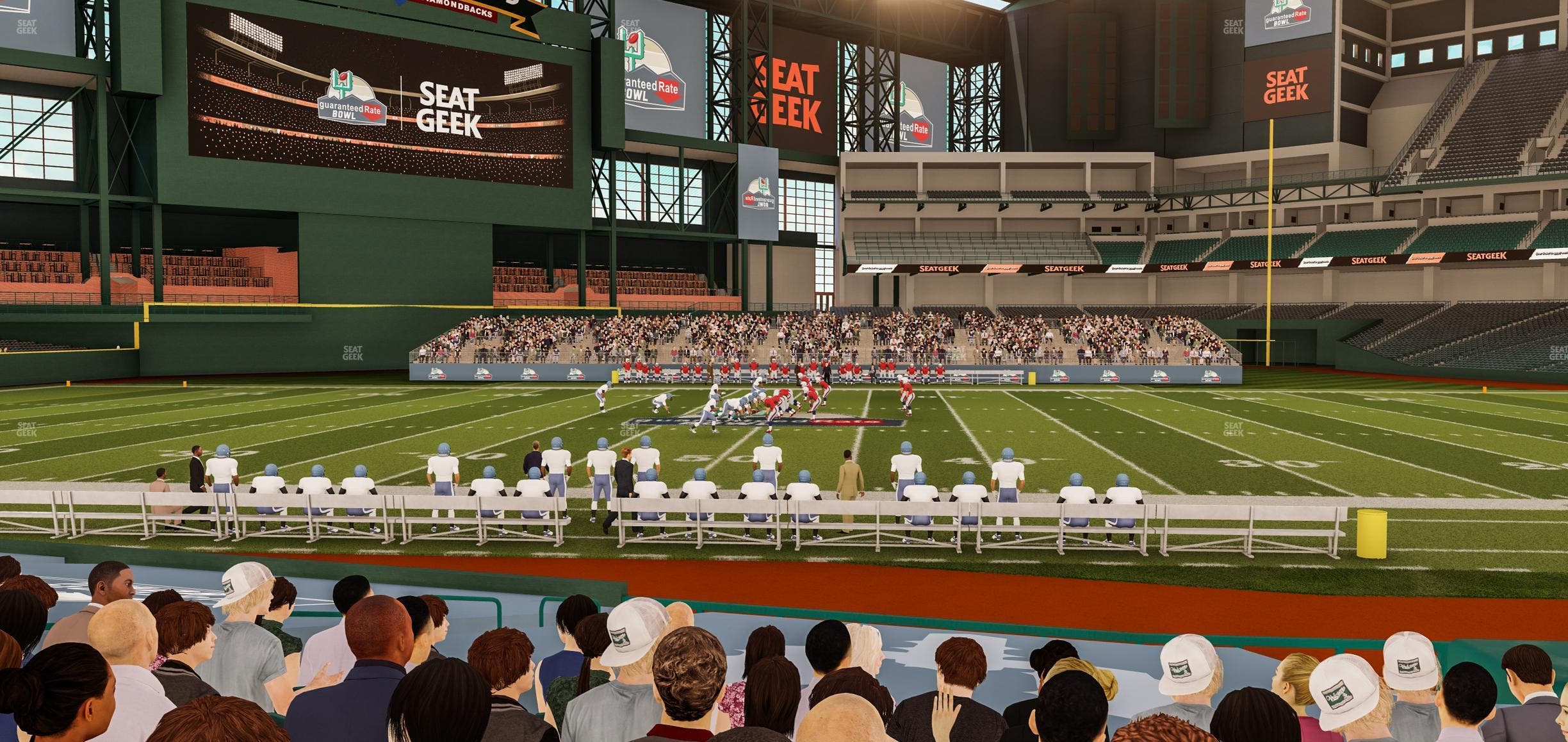 Chase Field - Section 130 Seat View