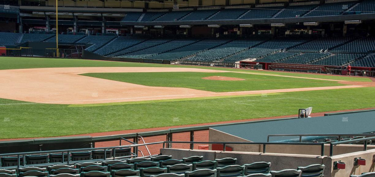 Chase Field - Section 130 Seat View
