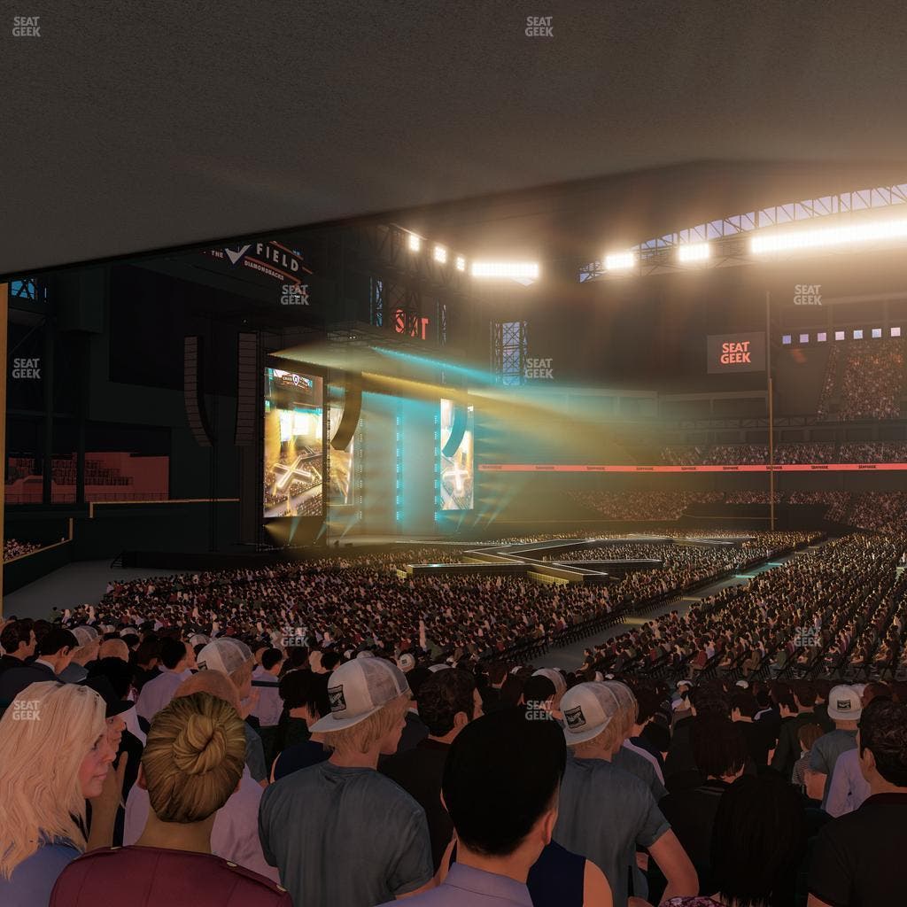 Chase Field - Section 134 W Seat View