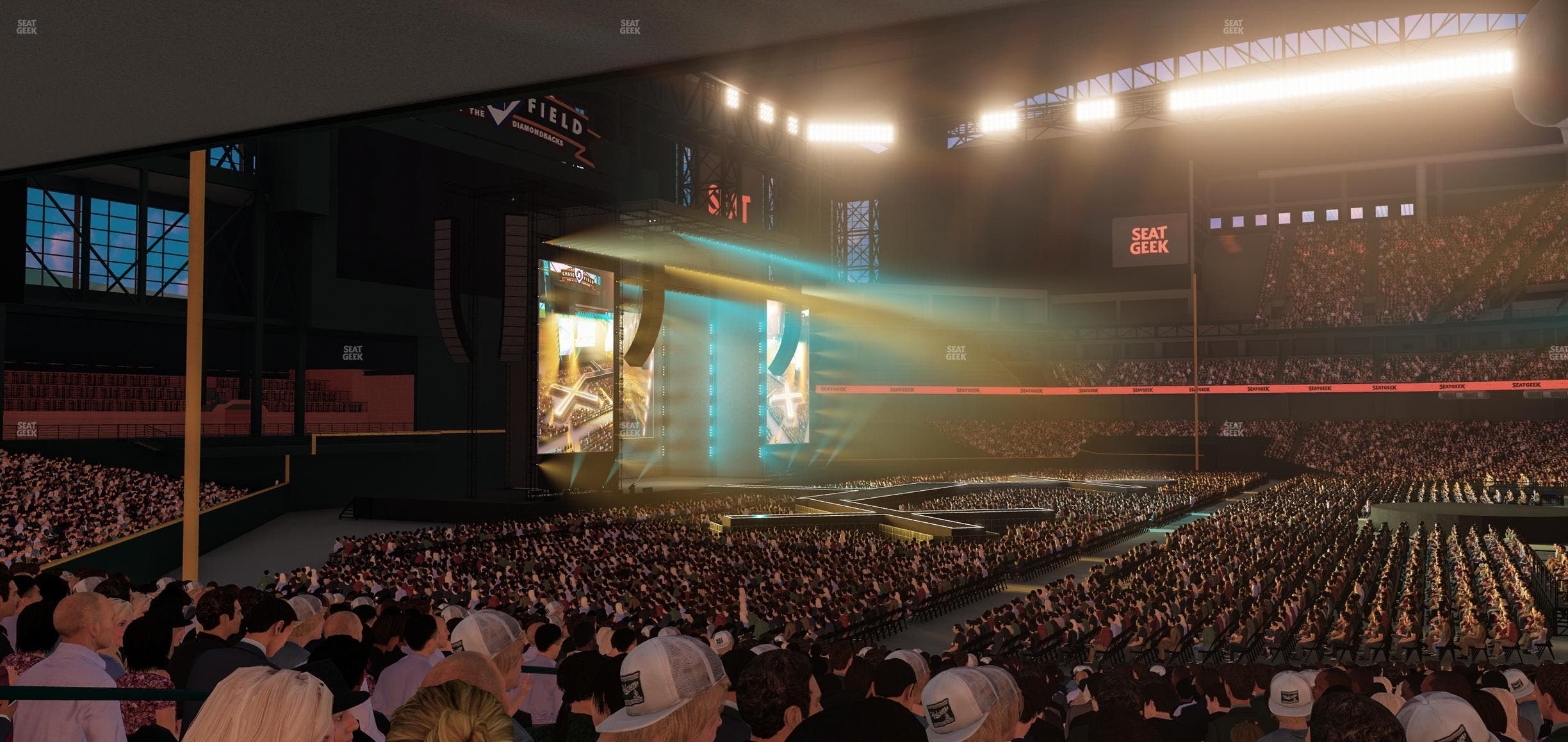 Chase Field - Section 134 W Seat View