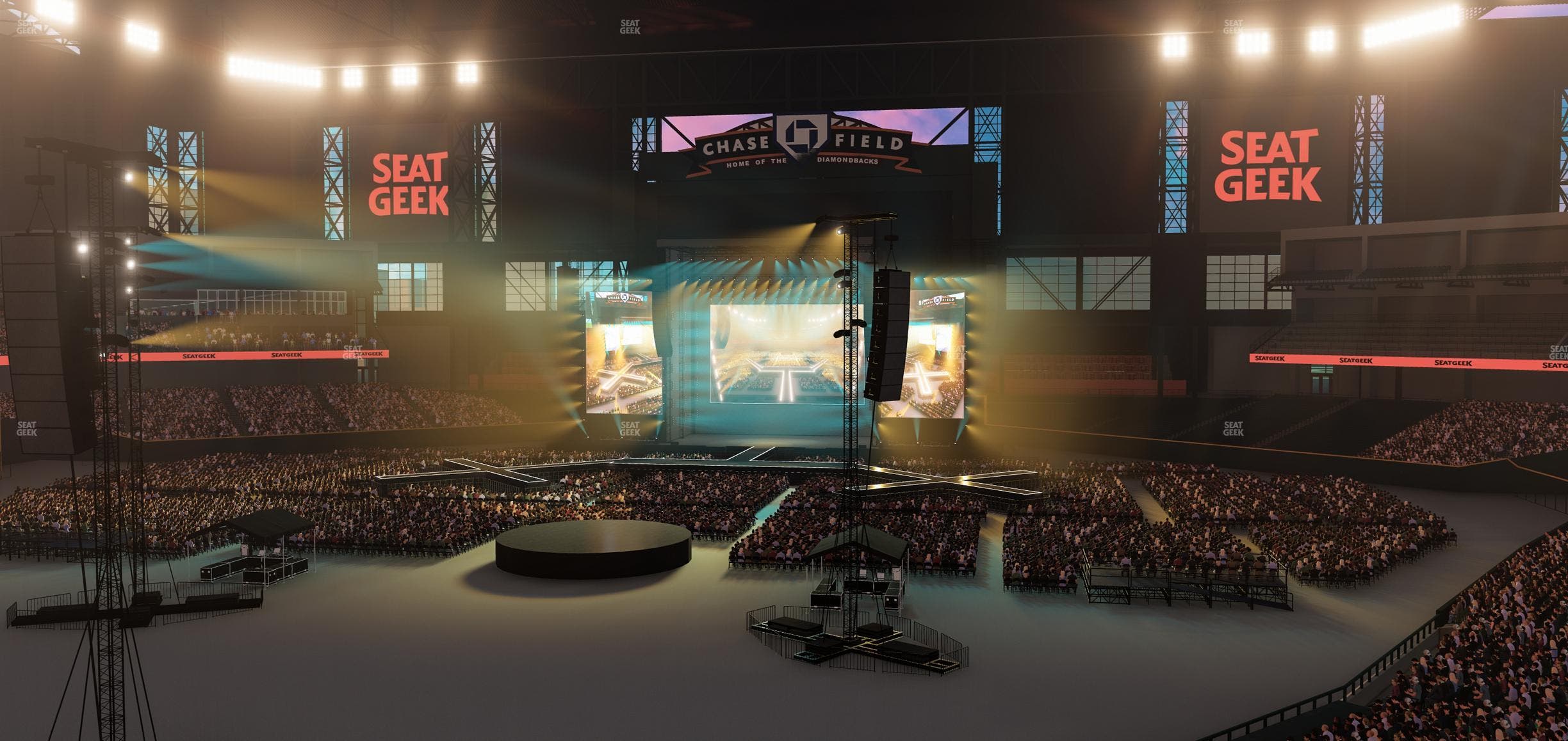 Chase Field - Section 210 B W Seat View