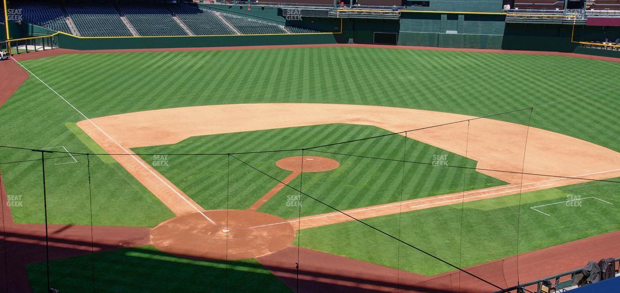 Chase Field - Section 210 C W Seat View