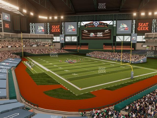 Chase Field - Section 210 D W Seat View