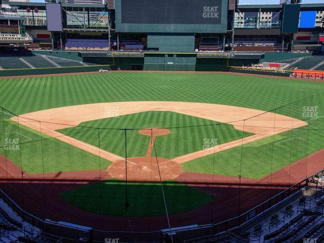 Chase Field - Section 210 D W Seat View