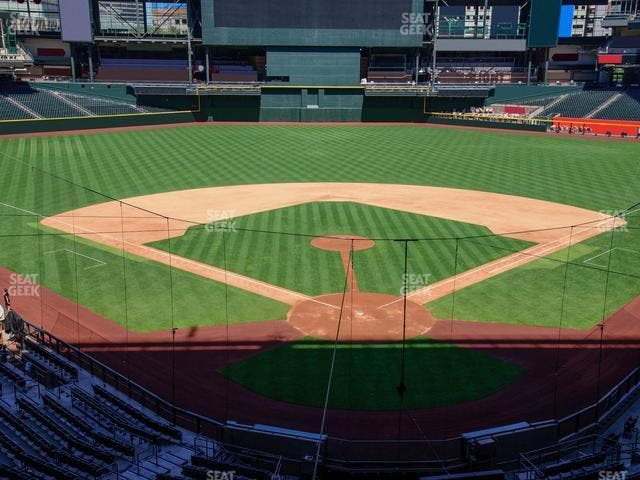 Chase Field - Section 210 E W Seat View