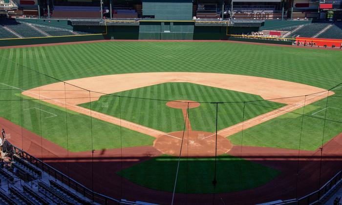 Chase Field - Section 210 E W Seat View