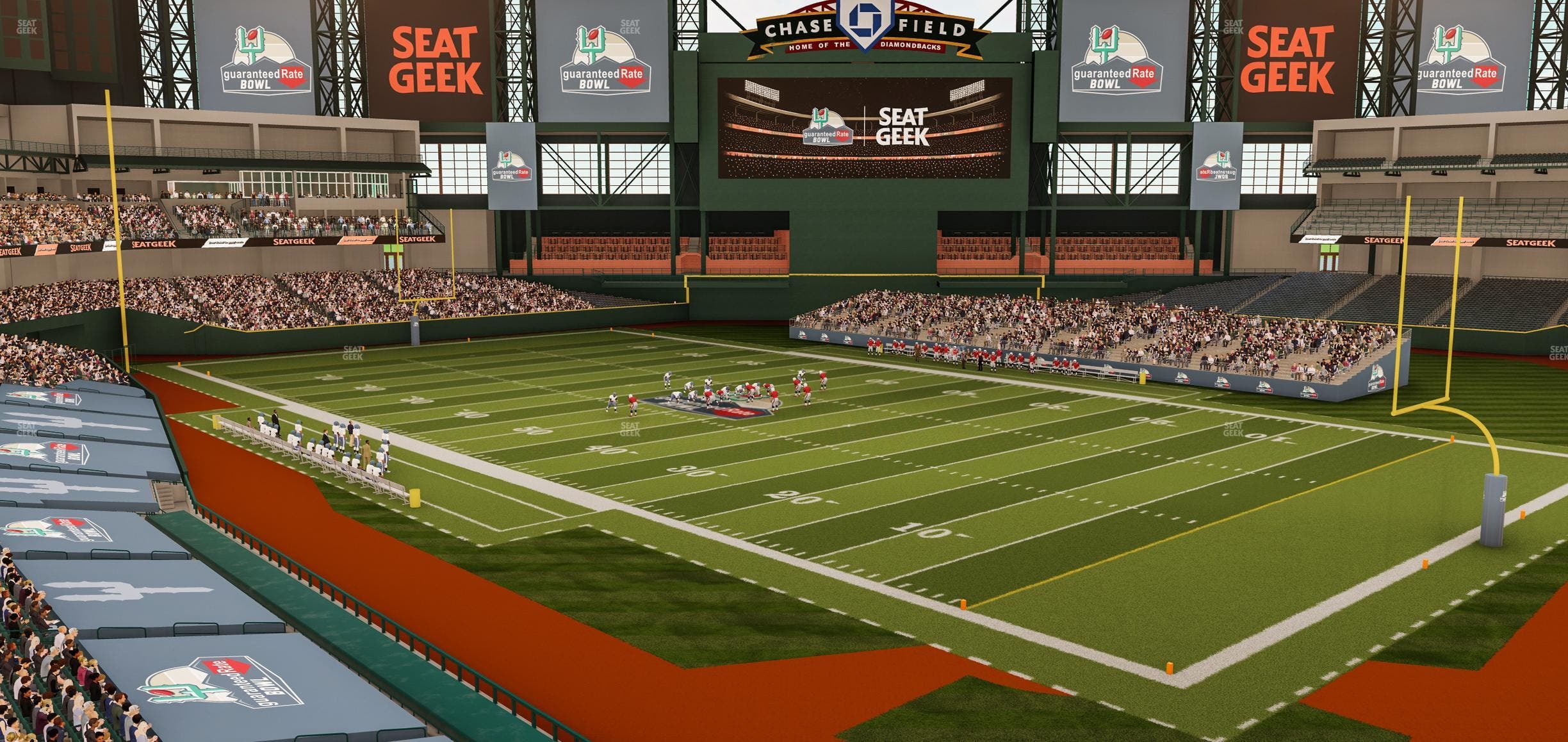 Chase Field - Section 210 F Seat View