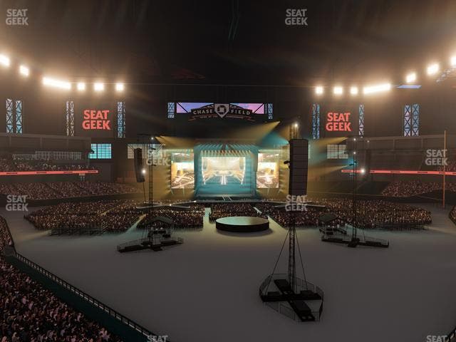 Chase Field - Section 210 F Seat View