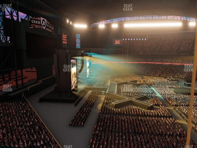 Chase Field - Section 332 W Seat View