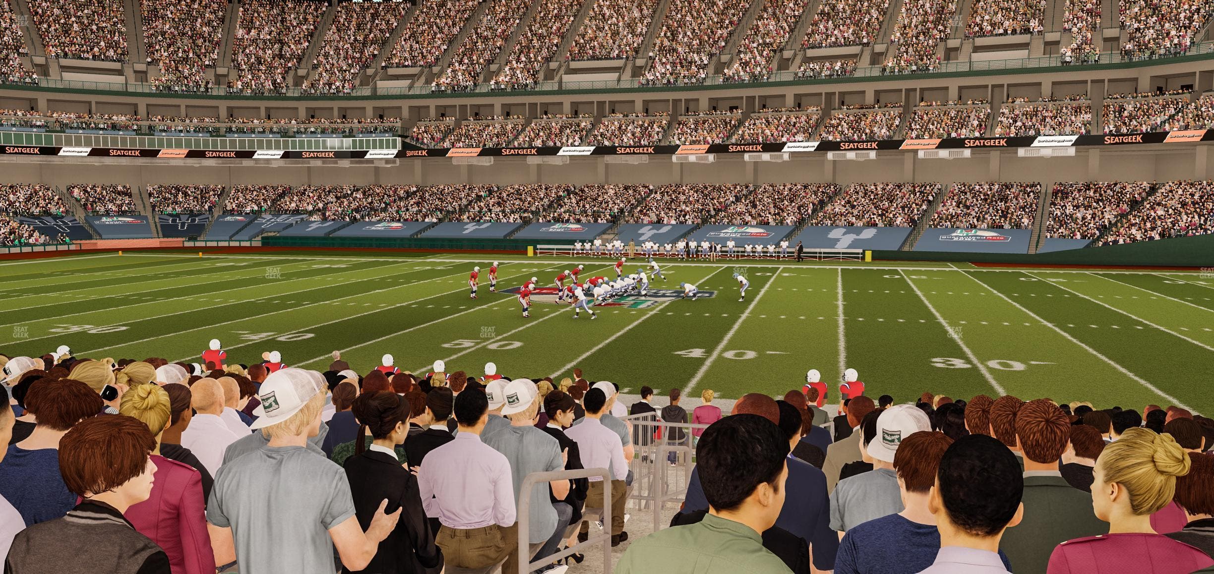 Chase Field - Section Bleacher Tables A Seat View