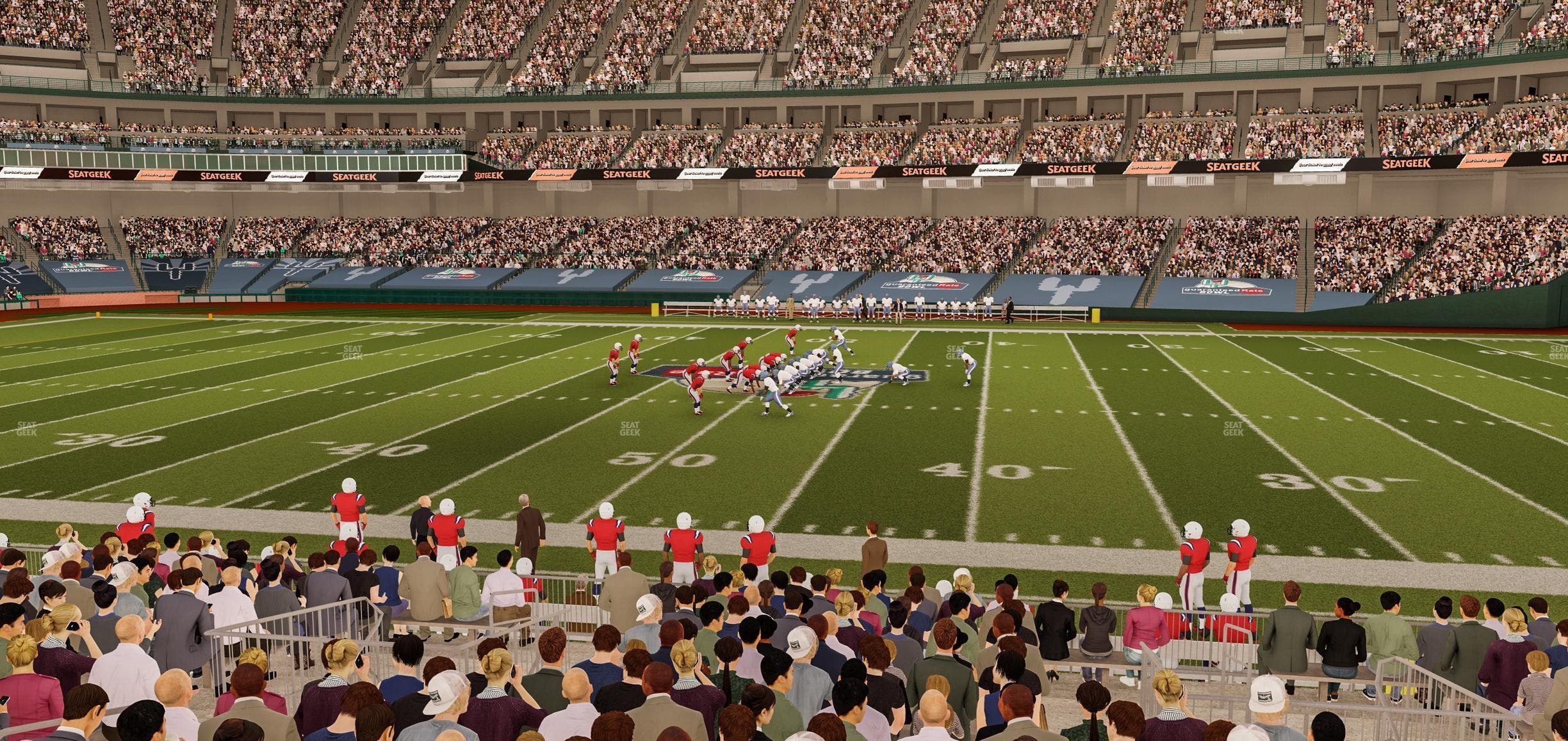 Chase Field - Section Bleacher Tables B Seat View