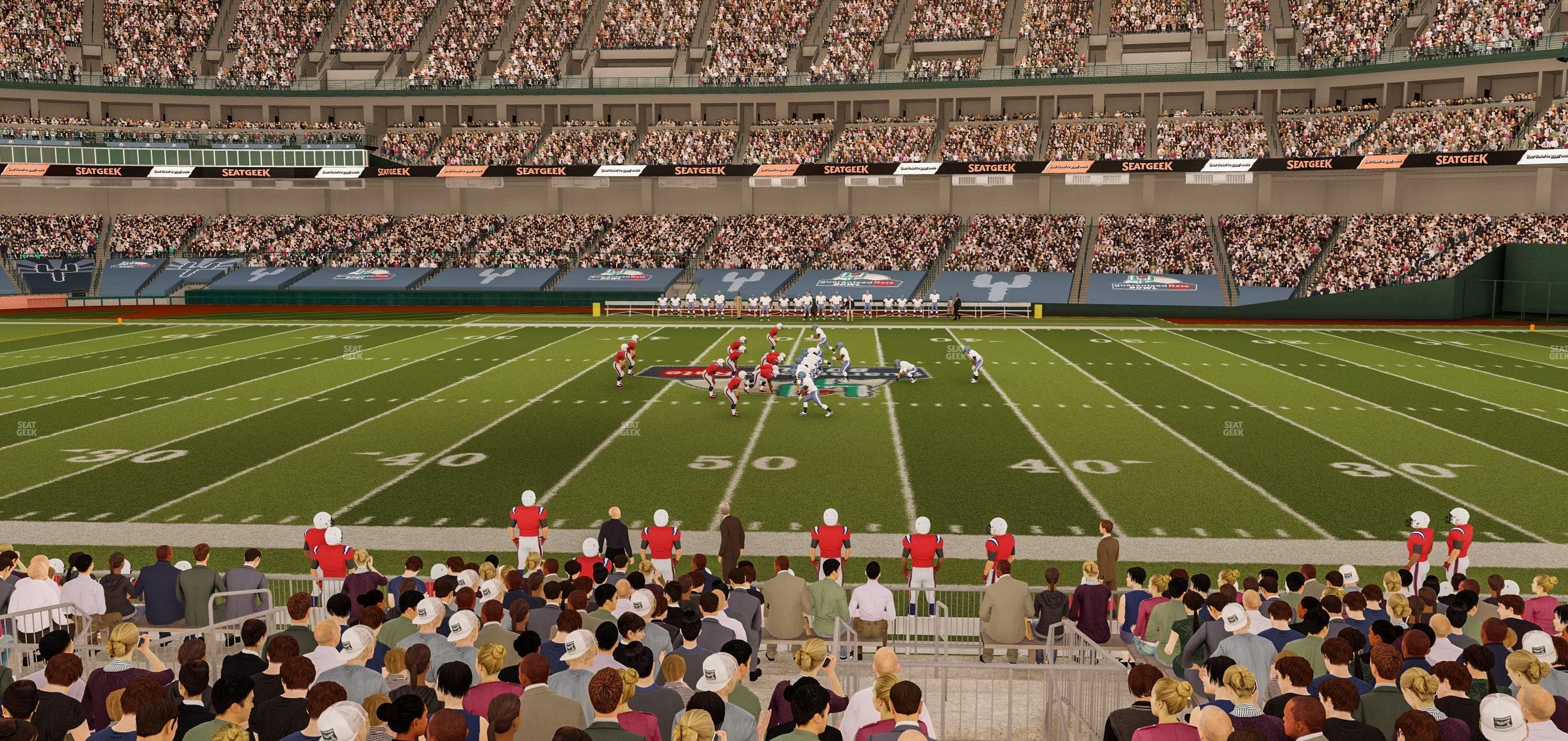 Chase Field - Section Bleacher Tables D Seat View
