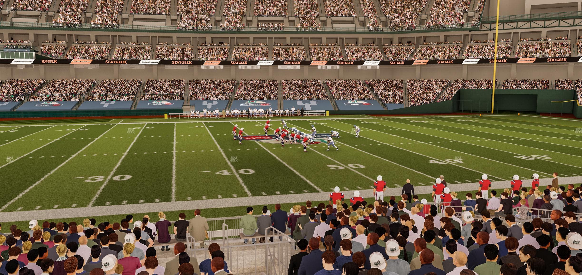 Chase Field - Section Bleacher Tables J Seat View