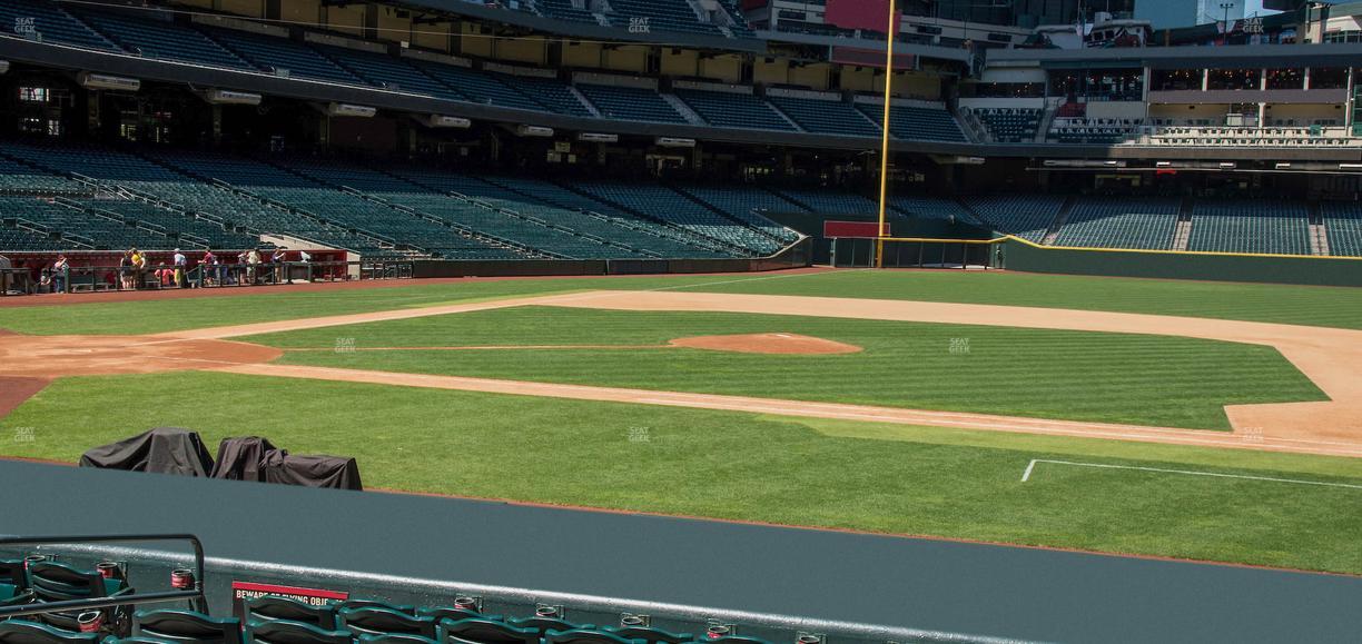 Chase Field - Section E Seat View