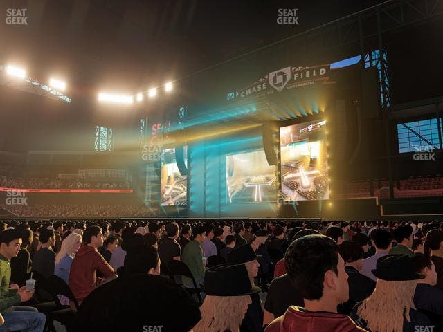 Chase Field - Section Floor 18 Seat View