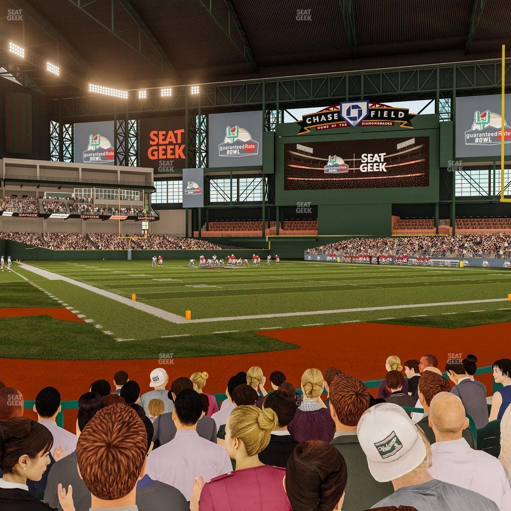 Chase Field - Section H Seat View