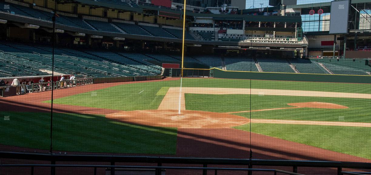 Chase Field - Section H Seat View