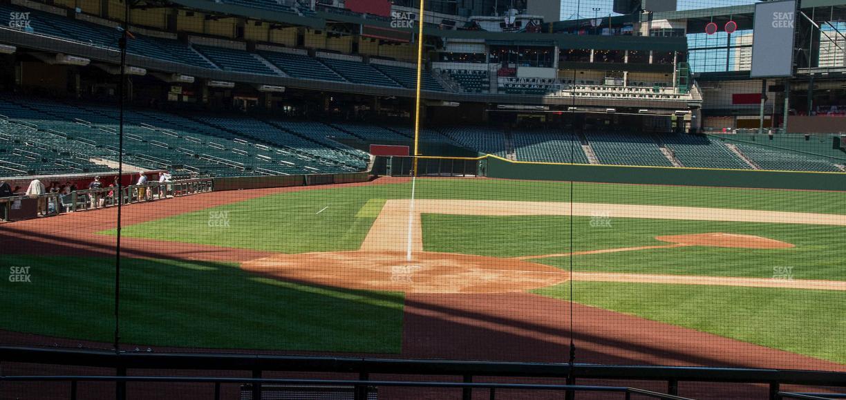 Chase Field - Section H Seat View