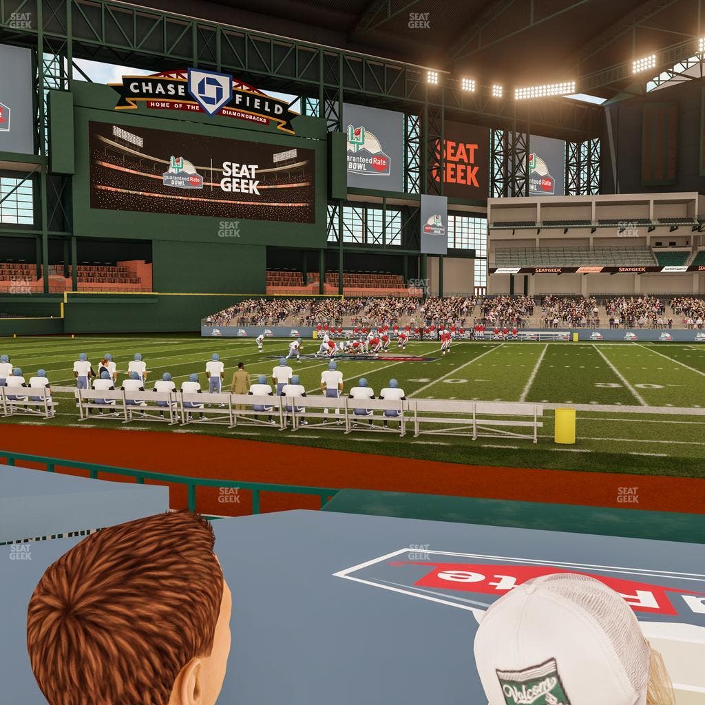 Chase Field - Section P Seat View