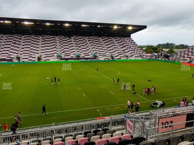 Chase Stadium - Section 102 Seat View