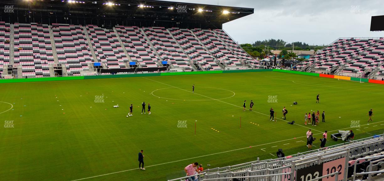 Chase Stadium - Section 103 Seat View