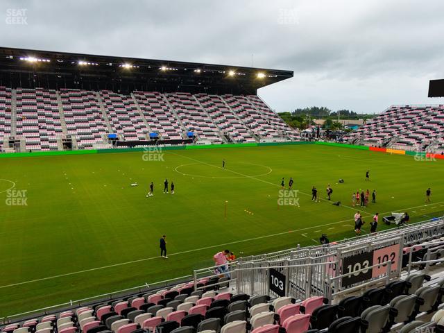 Chase Stadium - Section 103 Seat View
