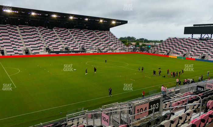 Chase Stadium - Section 104 Seat View