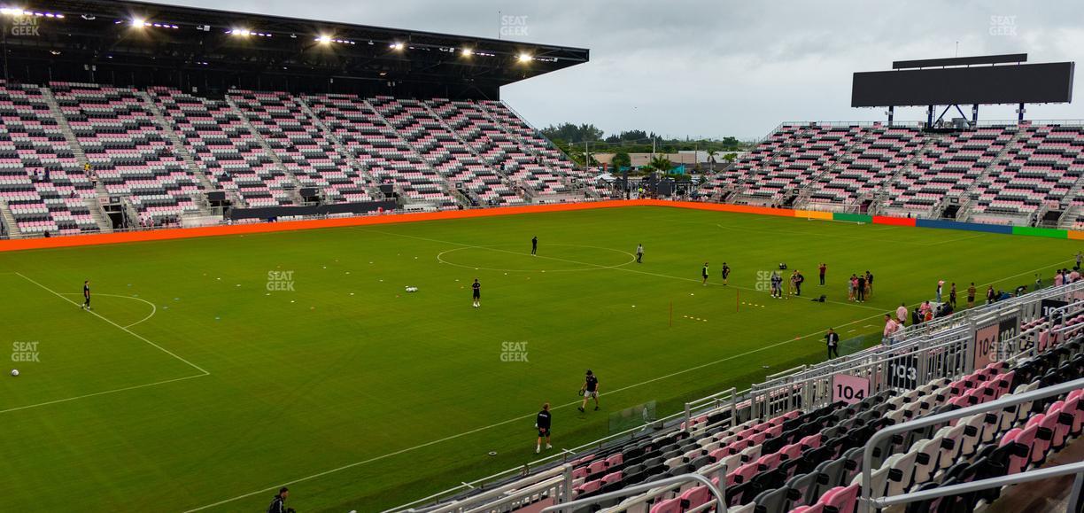 Chase Stadium - Section 105 Seat View