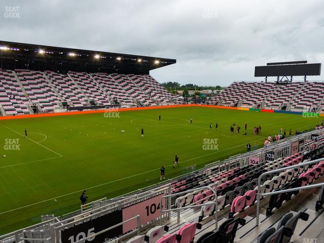 Chase Stadium - Section 105 Seat View
